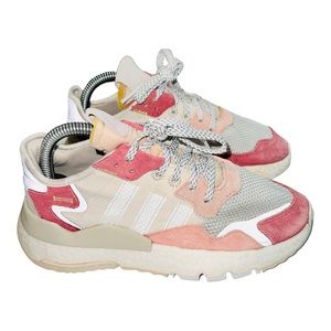 Adidas Nite Jogger Women’s Size 6.5 Multicolor Running/Walking Shoes DA8666